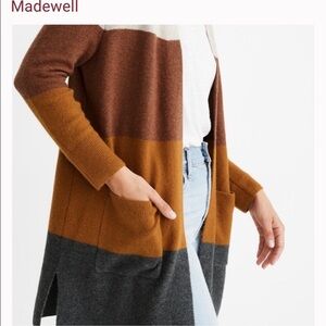 Madewell Colorblock Cardigan